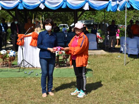 พิธีเปิดการแข่งขันกีฬาเยาวชนและประชาชนต้านภัยยาเสพติดประจำปีงบประมาณ 2565