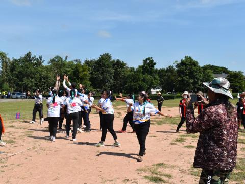 พิธีเปิดการแข่งขันกีฬาเยาวชนและประชาชนต้านภัยยาเสพติดประจำปีงบประมาณ 2565