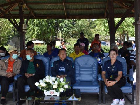 พิธีเปิดการแข่งขันกีฬาเยาวชนและประชาชนต้านภัยยาเสพติดประจำปีงบประมาณ 2565