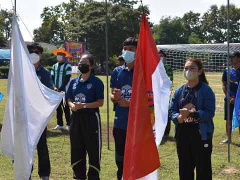 พิธีเปิดการแข่งขันกีฬาเยาวชนและประชาชนต้านภัยยาเสพติดประจำปีงบประมาณ 2565