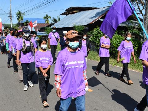 พิธีเปิดการแข่งขันกีฬาเยาวชนและประชาชนต้านภัยยาเสพติดประจำปีงบประมาณ 2565