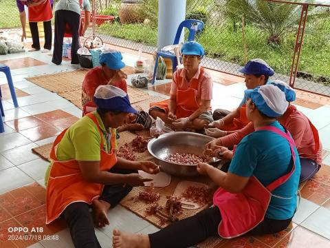 การอบรมฝึกอาชีพ"โครงการส่งเสริมและพัฒนาศักยภาพประชาชนทุกช่วงวัย ประจำปีงบประมาณ 2567