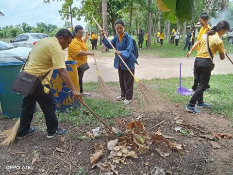 ร่วมกิจกรรม"พลังสร้างสัปปายะสู่วัด"