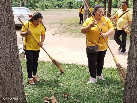 ร่วมกิจกรรม"พลังสร้างสัปปายะสู่วัด"