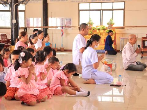 โครงการส่งเสริมคุณธรรมจริยธรรม (วันมาฆบูชา)