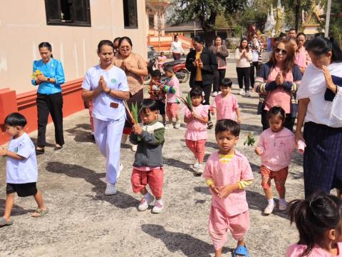 โครงการส่งเสริมคุณธรรมจริยธรรม (วันมาฆบูชา)