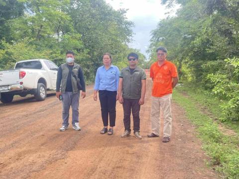 ลงพื้นที่สำรวจพื้นที่การขออนุญาตเข้าทำประโยชน์ในเขตพื้นที่ป่าไม้
