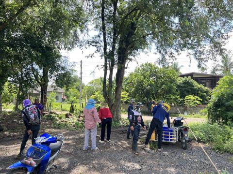 ออกพื้นที่ตัดแต่งกิ่งไม้ พื้นที่หมู่ที่ 4