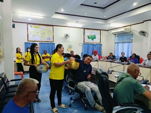 ประชุมโครงการแข่งขันกีฬาเยาวชนและประชาชนต้านภัยยาเสพติด ประจำปี พ.ศ.2568