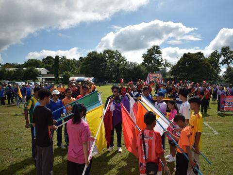 พิธีเปิดการแข่งขันกีฬาเยาวชนและประชาชนต้านภัยยาเสพติด ประจำปีงบประมาณ 2569