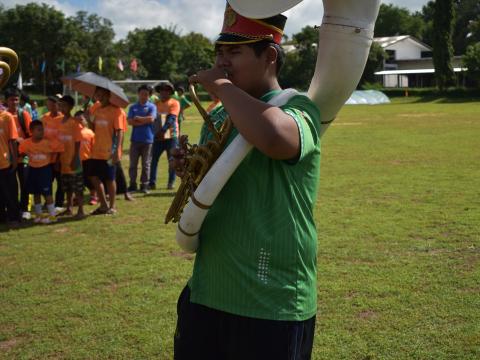 พิธีเปิดการแข่งขันกีฬาเยาวชนและประชาชนต้านภัยยาเสพติด ประจำปีงบประมาณ 2569