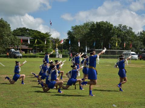 พิธีเปิดการแข่งขันกีฬาเยาวชนและประชาชนต้านภัยยาเสพติด ประจำปีงบประมาณ 2569