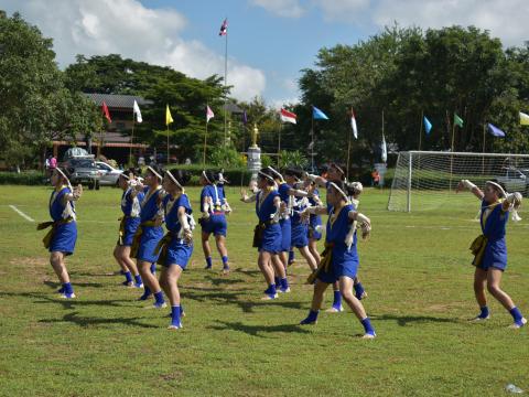 พิธีเปิดการแข่งขันกีฬาเยาวชนและประชาชนต้านภัยยาเสพติด ประจำปีงบประมาณ 2569