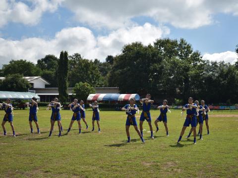 พิธีเปิดการแข่งขันกีฬาเยาวชนและประชาชนต้านภัยยาเสพติด ประจำปีงบประมาณ 2569