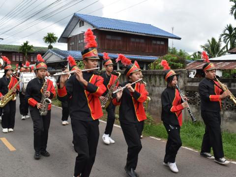พิธีเปิดการแข่งขันกีฬาเยาวชนและประชาชนต้านภัยยาเสพติด ประจำปีงบประมาณ 2569