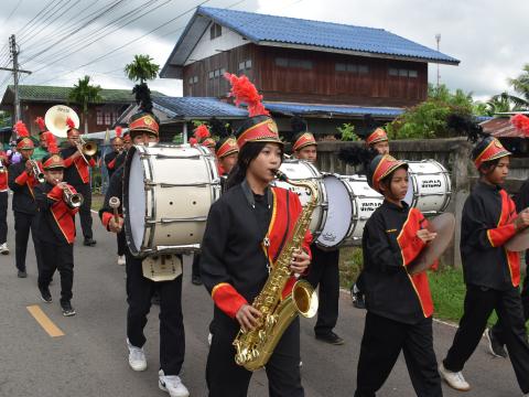 พิธีเปิดการแข่งขันกีฬาเยาวชนและประชาชนต้านภัยยาเสพติด ประจำปีงบประมาณ 2569