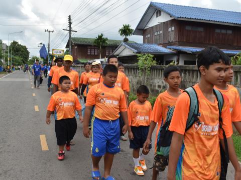 พิธีเปิดการแข่งขันกีฬาเยาวชนและประชาชนต้านภัยยาเสพติด ประจำปีงบประมาณ 2569