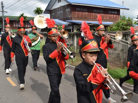 พิธีเปิดการแข่งขันกีฬาเยาวชนและประชาชนต้านภัยยาเสพติด ประจำปีงบประมาณ 2569