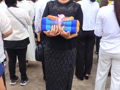 ทอดกฐินสมามัคคีอำเภอเฉลิมพระเกียรติ ณ ที่พักสงฆ์ดงชุมพร