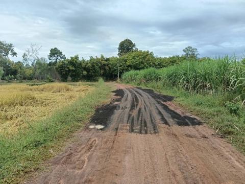 ซ่อมแซมถนนเส้นหนองเบือก และหมู่ที่ 5 บ้านหนองปรือ