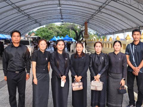 พิธีบำเพ็ญกุศลสวดพระพุทธมนต์หรือสวดพระอภิธรรมอุทิศถวายพระราชกุศลฯ