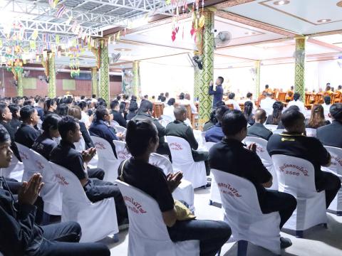 ร่วมพิธีบำเพ็ญกุศลถวายพระราชกุศลสมเด็จพระนางเจ้าสิริกิติ์