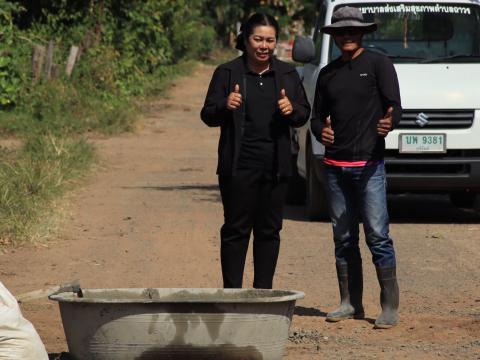 ซ่อมแซมถนน หมู่ที่ 5 บ้านหนองปรือ