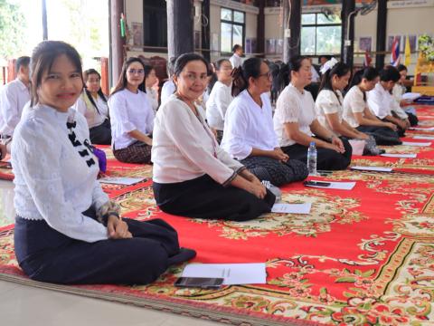 "พิธีเจริญพุทธมนต์ เจริญจิตตภาวนา และกิจกรรม " รวมพลังสร้างสัปปายะสู่วัดด้วยวิถี ๕ ส"