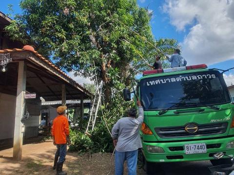 ล้างทำความสะอาดตลาดชุมชน