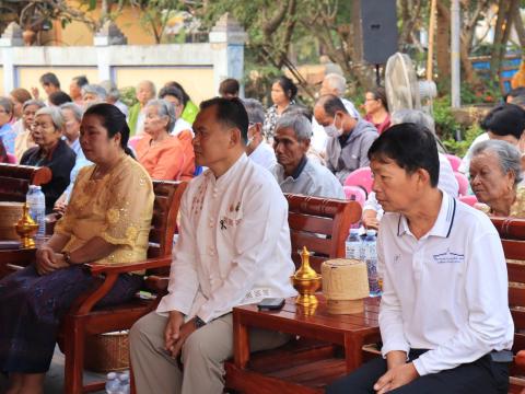 บวงสรวงอนุสาวรีย์ผู้ก่อตั้งบ้านถาวร และงานบุญกลางบ้าน-บุญข้าวจี่ ประจำปี 2569