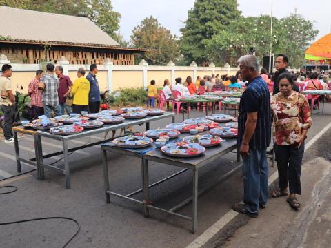 บวงสรวงอนุสาวรีย์ผู้ก่อตั้งบ้านถาวร และงานบุญกลางบ้าน-บุญข้าวจี่ ประจำปี 2569