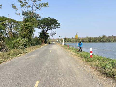 ออกดำเนินการพัฒนาพื้นที่อ่างเก็บน้ำคลองโพธิ์ ในพื้นที่หมู่ที่ 10 ตำบลถาวร