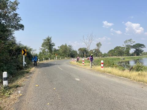 ออกดำเนินการพัฒนาพื้นที่อ่างเก็บน้ำคลองโพธิ์ ในพื้นที่หมู่ที่ 10 ตำบลถาวร