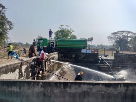 ร่วมกิจกรรม"บิ๊กคลีนนิ่ง" ทำความสะอาดแหล่งน้ำสำหรับอุปโภค-บริโภค