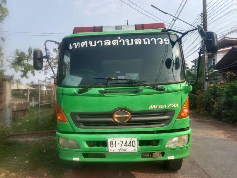 เติมน้ำอุปโภคบริโภคให้ถังเก็บน้ำประปาหมู่ที่ 3