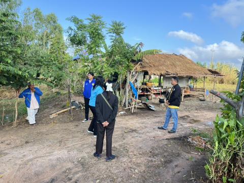 ลงพื้นที่ตรวจสอบความเสียหายเบื้องต้นกรณีเกิดพายุฤดูร้อนลมกระโชกแรง