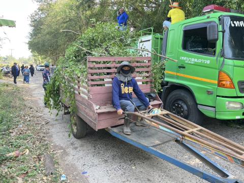 จัดกิจกรรมจิตอาสาพัฒนาหมู่บ้าน