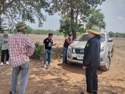 ลงพื้นที่สำรวจและตรวจสอบเส้นทางการก่อสร้างถนน