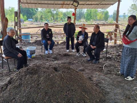 ลงพื้นที่ร่วมกับเกษตรอำเภอเฉลิมพระเกียรติ