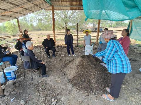 ลงพื้นที่ร่วมกับเกษตรอำเภอเฉลิมพระเกียรติ