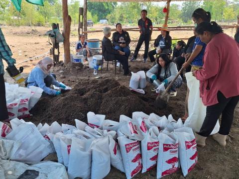 ลงพื้นที่ร่วมกับเกษตรอำเภอเฉลิมพระเกียรติ