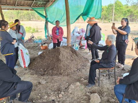 ลงพื้นที่ร่วมกับเกษตรอำเภอเฉลิมพระเกียรติ