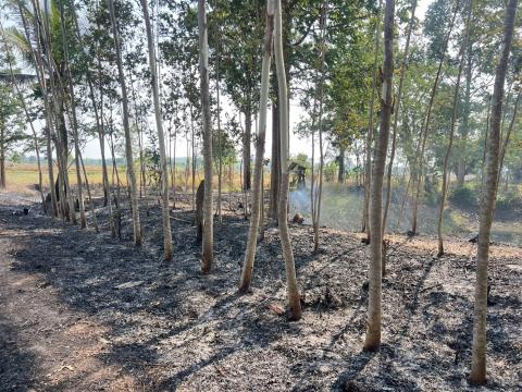 ออกระงับเหตุเพลิงไหม้ ในพื้นที่หมู่ที่ 3