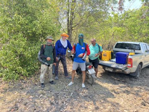 ออกระงับเหตุไฟไหม้ป่าเขาหลุบ