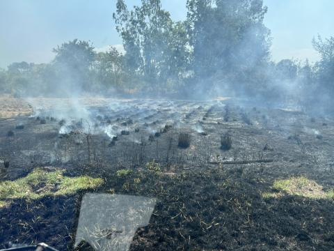 ออกระงับเหตุไฟไหม้ป่าชุมชน