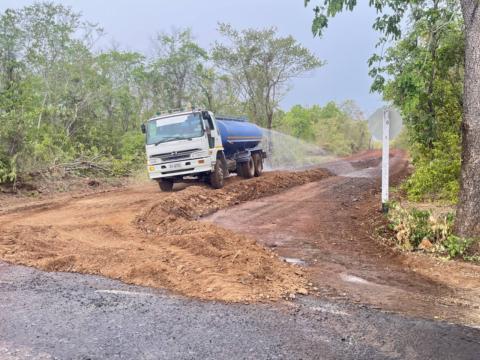 โครงการก่อสร้างถนนแอสฟัลติกคอนกรีต หมู่ที่ 7 ตำบลถาวร