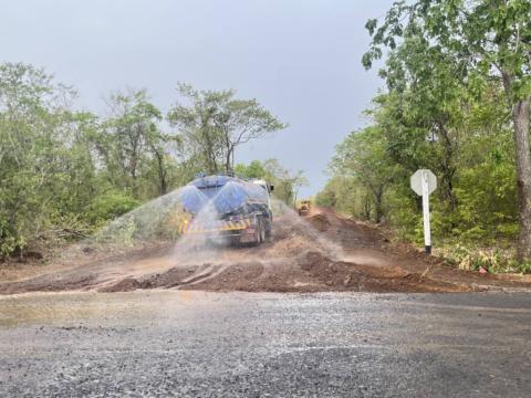 โครงการก่อสร้างถนนแอสฟัลติกคอนกรีต หมู่ที่ 7 ตำบลถาวร