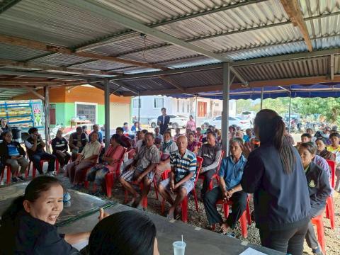 การจัดประชุมประชาคมระดับหมู่บ้าน เพื่อจัดทำแผนพัฒนาท้องถิ่น (พ.ศ.2570 - 2575)