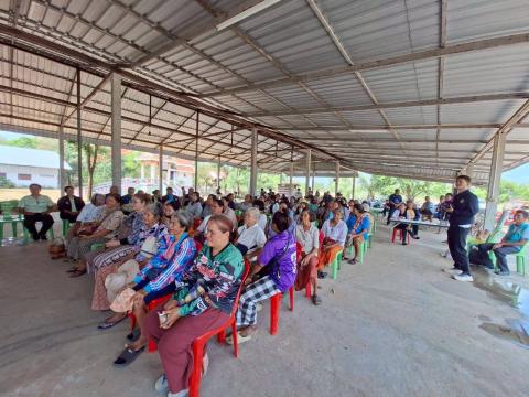 ประชุมประชาคมระดับหมู่บ้าน เพื่อจัดทำแผนพัฒนาท้องถิ่น (พ.ศ.2570 - 2575)