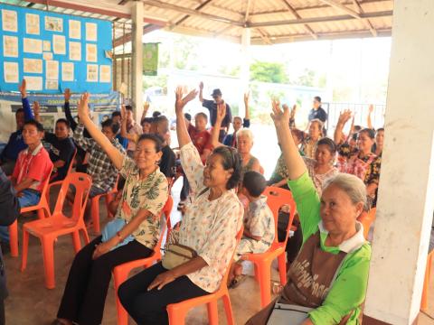 การจัดประชุมประชาคมระดับหมู่บ้าน เพื่อจัดทำแผนพัฒนาท้องถิ่น (พ.ศ.2570 - 2575)